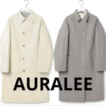 AURALEE 오라리 20AW 리버서블 스텐카라 코트 사이즈 1