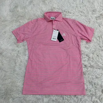 새상품 adidas 아디다스 보더 반팔 피케 셔츠 골프웨어 핑크