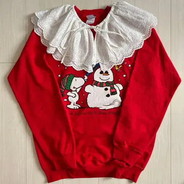 새상품급 스누피 피넛 90년대 빈티지 구제 의류 맨투맨 여성용