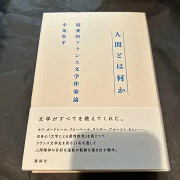 인간이란 무엇인가 편애적 프랑스 문학 작가론