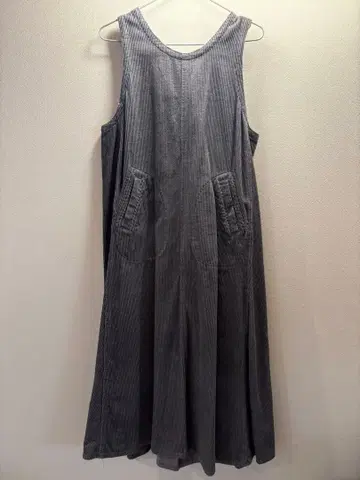 N/L 내추럴 런드리 코듀로이 롱 원피스