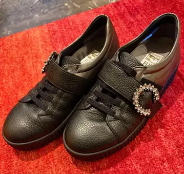 새상품급 FIZZ REEN 반짝이는 스톤 장식 신발 멋스러운 캐주얼