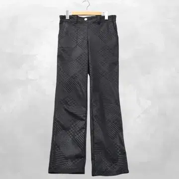 마리끌레르 올 패턴 속기모 허리밴딩 테이퍼드 골프 팬츠 골프웨어