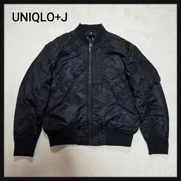 [새상품급] UNIQLO +J 하이브리드 다운 오버 사이즈 MA-1 S