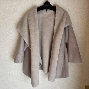 GALLARDAGALANTE NAVY 무스탕 코트 그레이 베이지