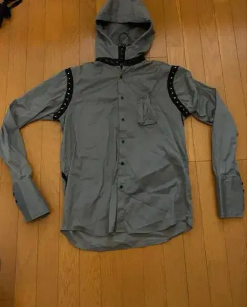 SHOOP 슈프 변형 후크 후드 부착 셔츠