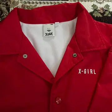 X-GIRL 레드 자켓 버튼 포함