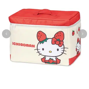 헬로키티 이치고맨 뚜껑 포함 수납 박스 아베일