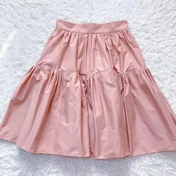 새상품급 폭시 뉴욕 블라썸 스커트 40 핑크 일본제