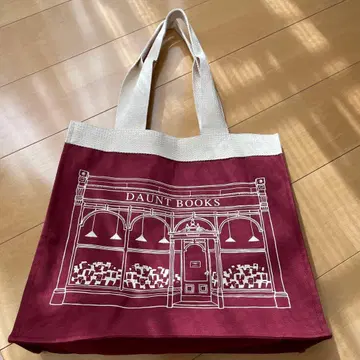새상품 Daunt Books 토트백 버건디 (대)