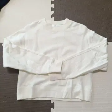 IENA 25SS 코튼 쭈리 크롭 풀오버 맨투맨