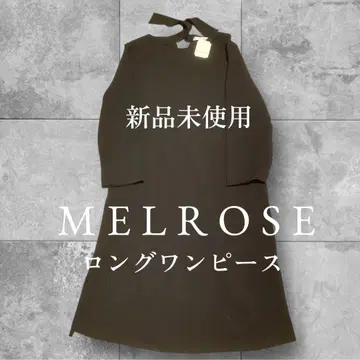 MELROSE 블랙 리본 포함 롱 원피스 미사용 새상품