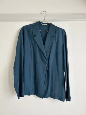 오라리 실크 자켓 블루