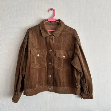 코듀로이 브라운 자켓 M 사이즈