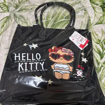 아베일 Hello Kitty 토트백 블랙