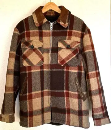 70년대 울리치 보아 안감 자켓 TALON 지퍼