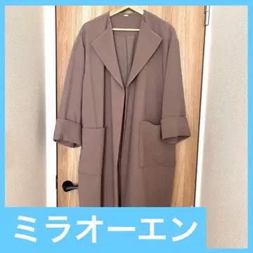 Mila Owen 브라운 롱 코트