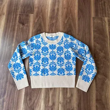 sandro 꽃무늬 긴팔 니트 스웨터