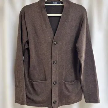 POLO 브라운 가디건 M 사이즈