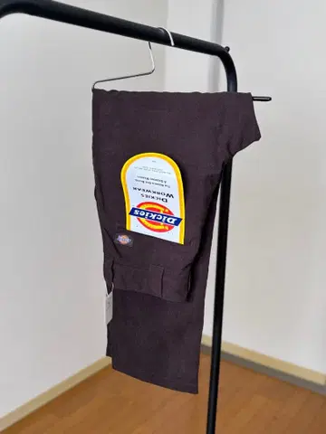 [ 미사용 ] Dickies 코듀로이 워크 팬츠 다크 브라운 30inch
