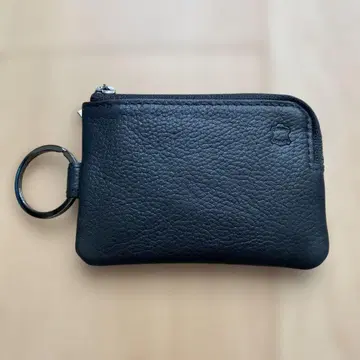 genuine 가죽 블랙 가죽 코인 케이스