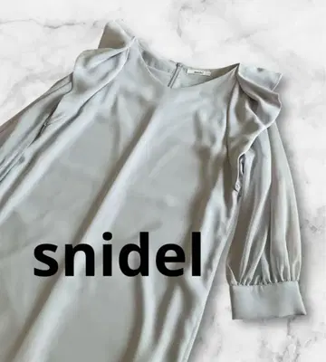 스나이델 snidel 7부 소매 원피스