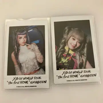 XG EXHIBITION 에비전 히나타 폴라로이드 트레이딩 카드