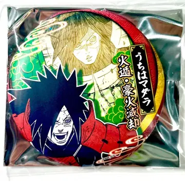 NARUTO 중국 상하이 점프샵 질풍신뢰 캔뱃지 우치하 마다라