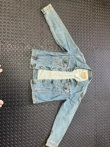 EDWIN 라이트 블루 데님 자켓