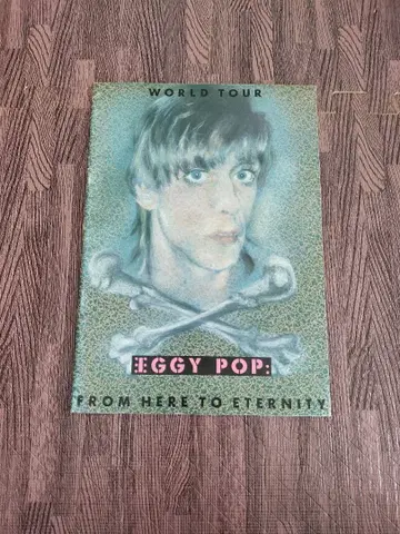 이기 팝 '83 월드 투어 팜플렛