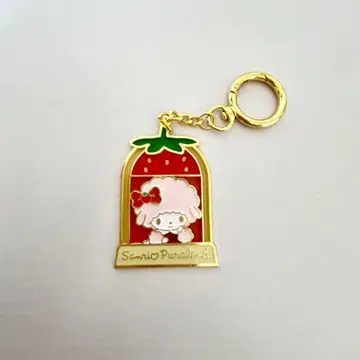푸로랜드 한정판 피아노짱 레지던스 딸기 시리즈 키링
