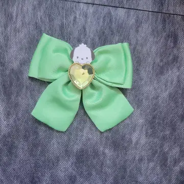 산리오 포차코 응원봉 리본 민트 그린