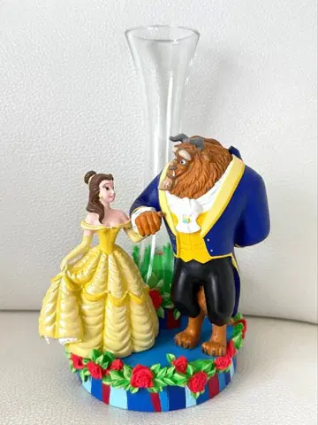 미녀와 야수 피규어 플라워 베이스 꽃병
