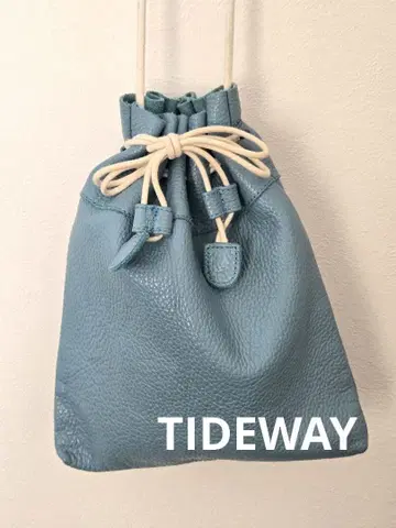 TIDEWAY 가죽 복조리형 숄더백 타이드웨이 레더 숄더