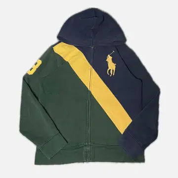 폴로 바이 랄프로렌 빅 포니 자수 지퍼 후드티