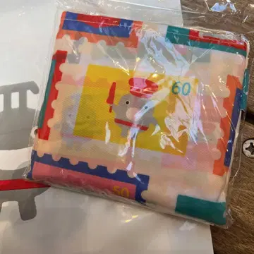 미개봉 새상품 도큐선 노루룬 에코백 [우표 패턴]