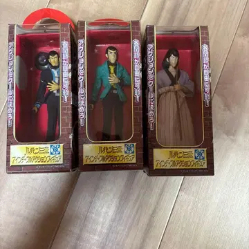 반프레스토 루팡 3세 7인치 풀 액션 피규어 3세트