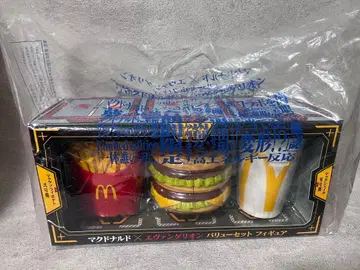 맥도날드 x 에반게리온 밸류 세트 피규어 3체 세트