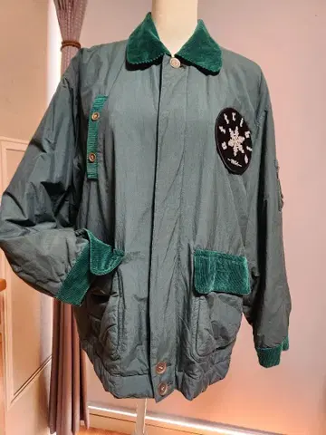 LAUTREAMONT 충전솜 블루종 자켓