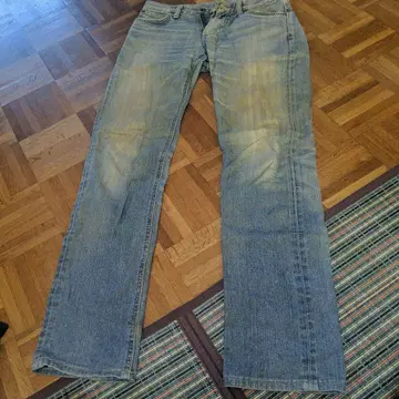 Lee 스트레이트 데님 라이트 블루