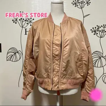 #821 프릭스스토어 차분한 핑크 MA1 스타일