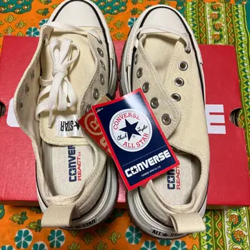 컨버스 올스타 트렉 웨이브 스니커즈 버터 화이트 24