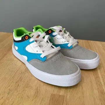 DC 스니커즈 그레이/블루/그린