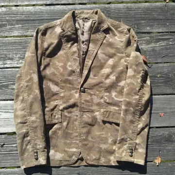 291295 옴므 테일러드 자켓 카모플라쥬 올 패턴 베이지