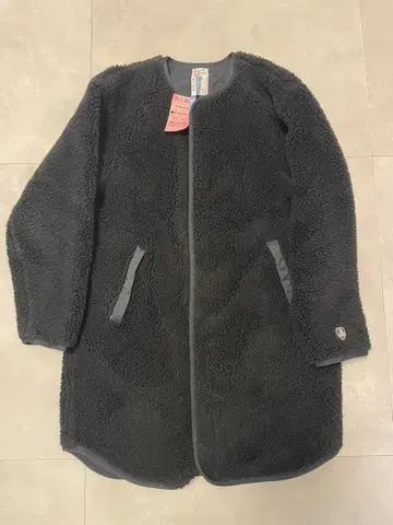 오르치발 ORCIVAL 보아 롱 코트 (블랙) 사이즈 2 (L)