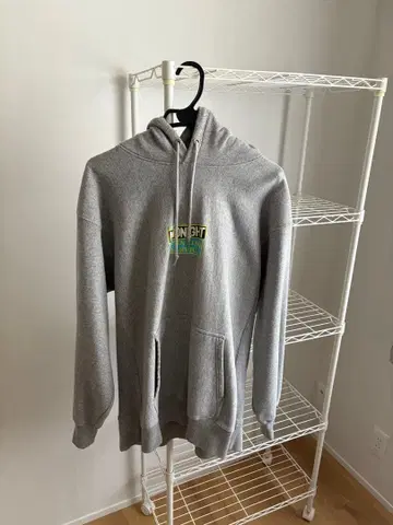 MIDNIGHT PAINTING SERVICE 후드티 그레이