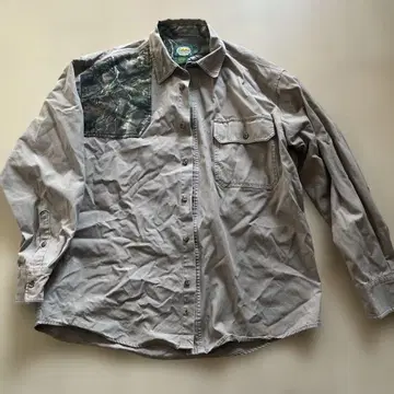 Cabela's 긴팔 셔츠 L 그레이 카모플라쥬