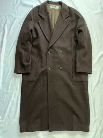 BASISBROEK KING 오버 사이즈 더블 브레스트 체스터 코트