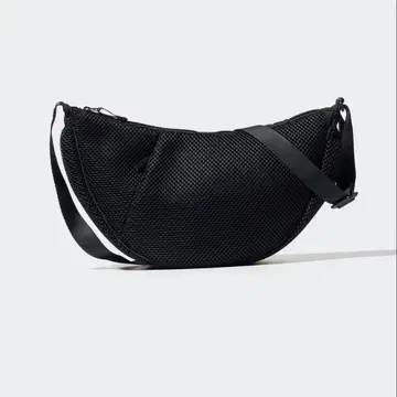 [ 새상품,미사용 ] UNIQLO 라운드 메쉬 숄더백 블랙