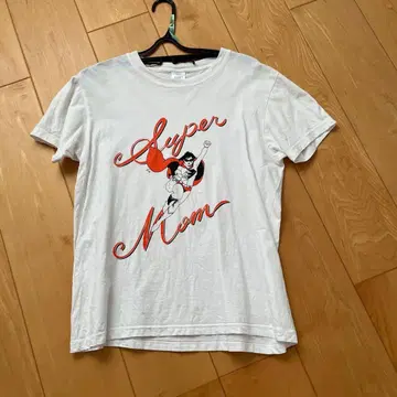 Super Mom T셔츠 화이트
